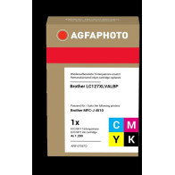 compatibile con Brother LC-127XL+LC-125XL  Agfa Photo LC127XLBK,C,M,Y Multipack nero / ciano / magenta / giallo