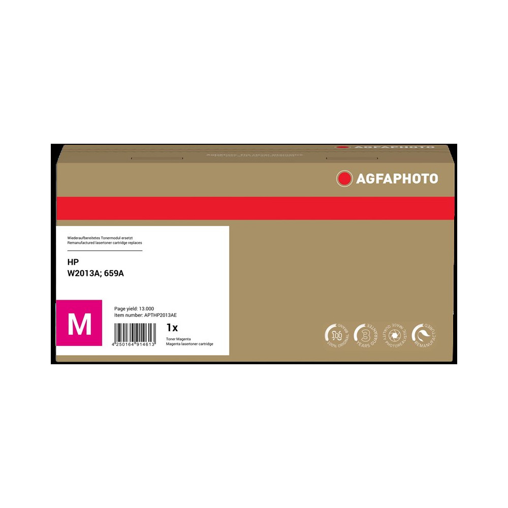 compatibile con HP 659A  Agfa Photo APTHP2013AE magenta toner