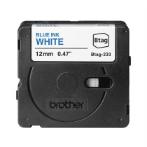 Brother Btag-233 Nastro Blu su bianco