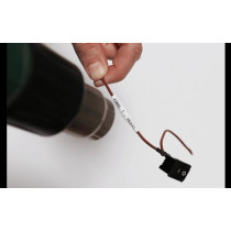 Brother HSe-211E Nastro Nero su bianco