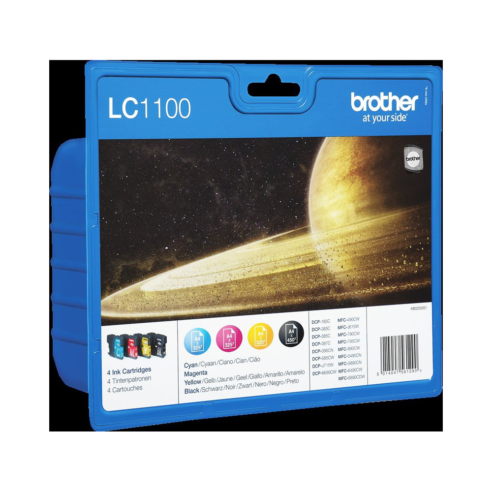 Brother LC-1100 Multipack nero / ciano / magenta / giallo (LC1100VALBPDR)