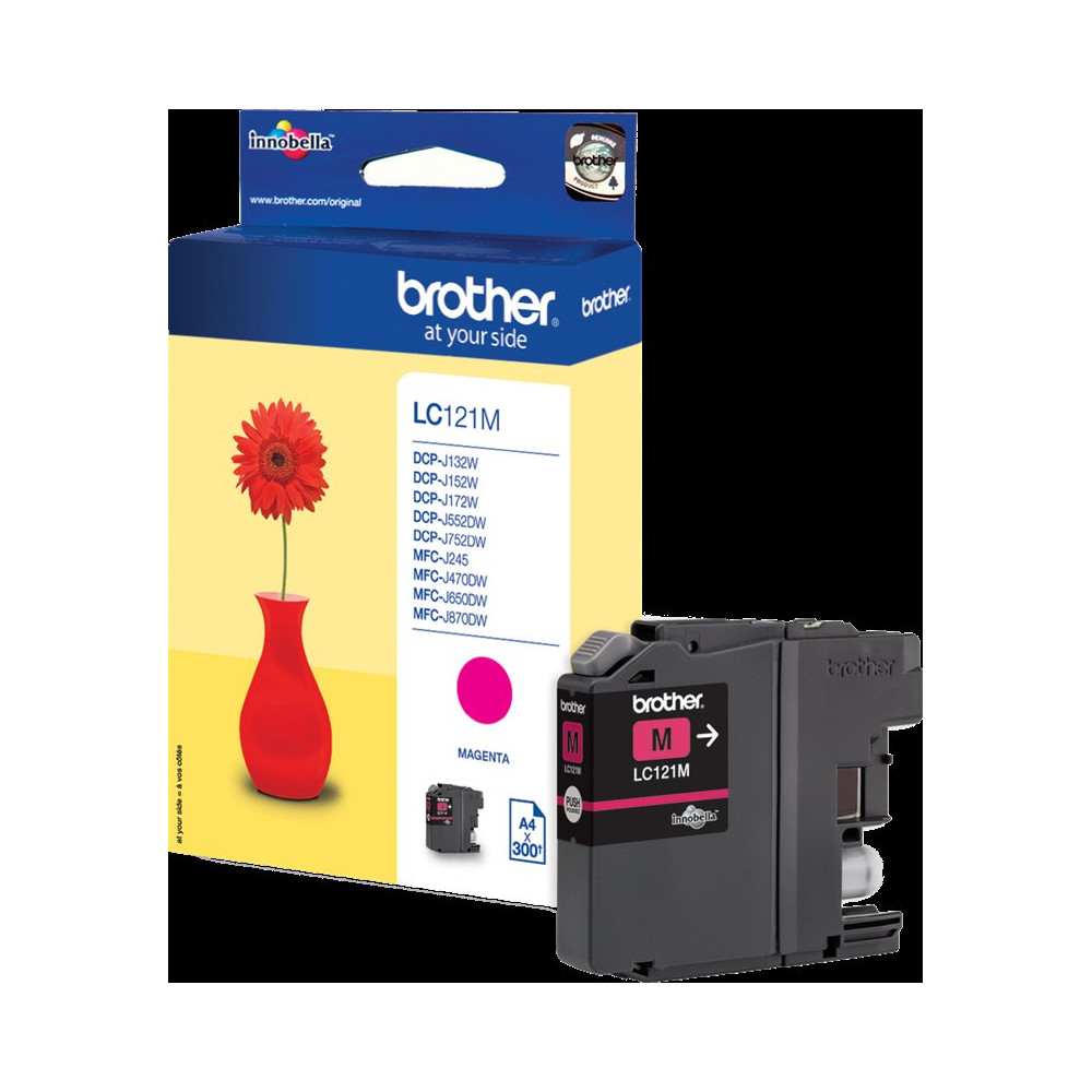 Brother LC121M magenta Cartuccia d'inchiostro
