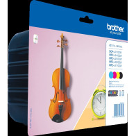 Brother LC-127XL+LC-125XL Multipack nero / ciano / magenta / giallo (LC127XLVALBPDR)