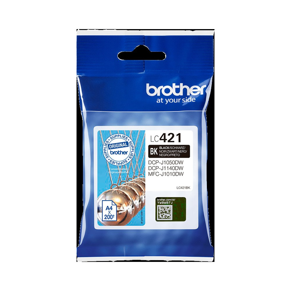 Brother LC421BK nero Cartuccia d'inchiostro