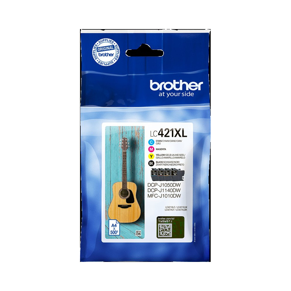 Brother LC-421XL Multipack nero / ciano / magenta / giallo (LC421XLVAL)