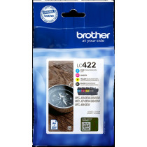 Brother LC-422 Multipack nero / ciano / magenta / giallo (LC422VAL)