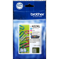 Brother LC-422XL Multipack nero / ciano / magenta / giallo (LC422XLVAL)
