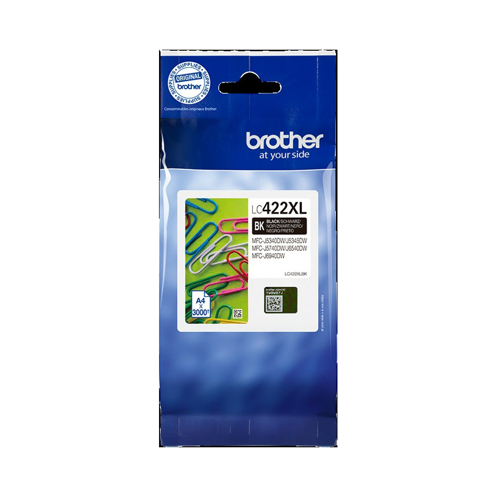 Brother LC422XLBK nero Cartuccia d'inchiostro