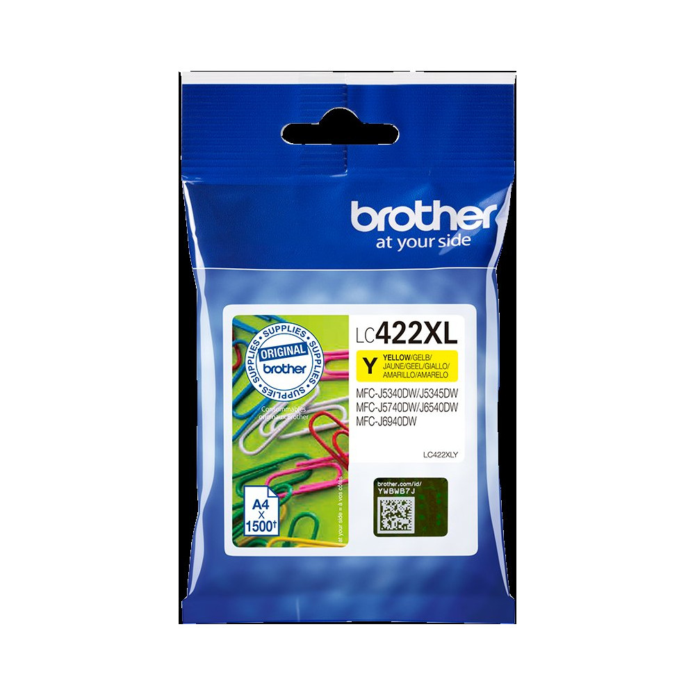 Brother LC422XLY giallo Cartuccia d'inchiostro