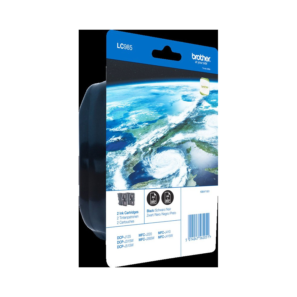 Brother LC-985-BK Multipack nero (LC985BKBP2DR)