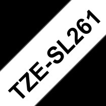 Brother TZe-SL261 Nastro Nero su bianco