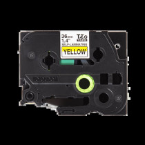 Brother TZe-SL661 Nastro Nero su giallo