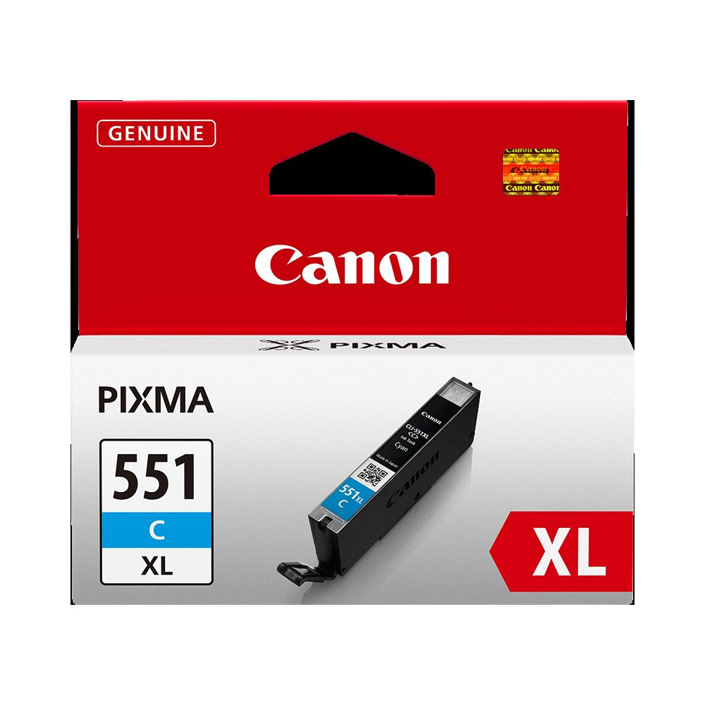 Canon CLI-551C XL ciano Cartuccia d'inchiostro (6444B001)