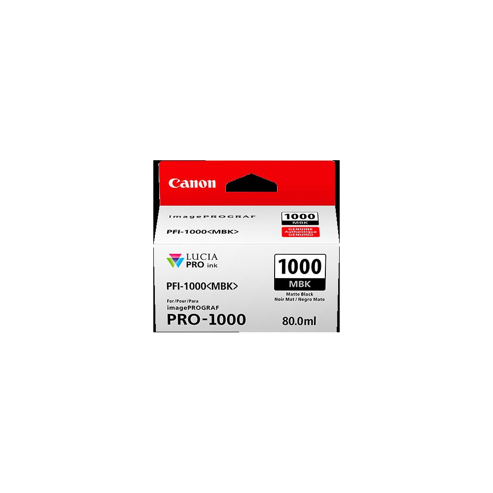 Canon PFI-1000mbk Nero (opaco) Cartuccia d'inchiostro (0545C001)