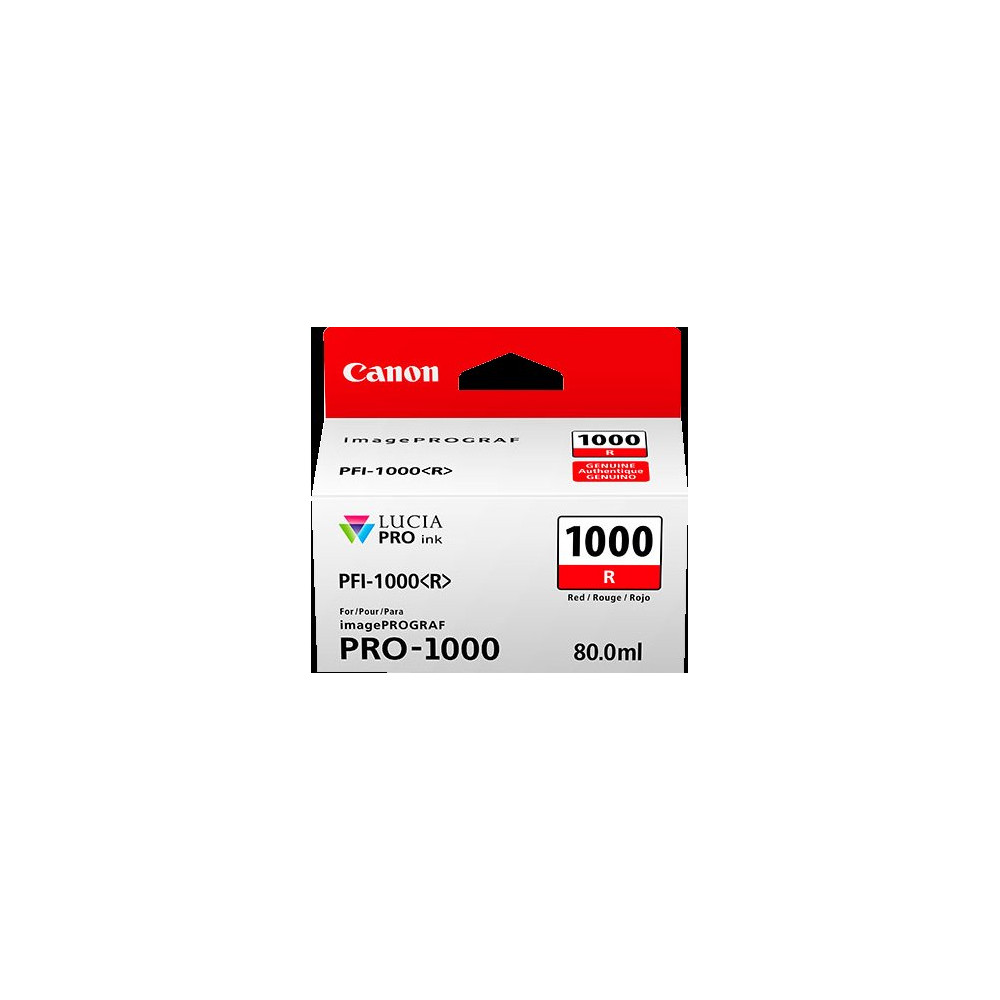 Canon PFI-1000r Rosso Cartuccia d'inchiostro (0554C001)