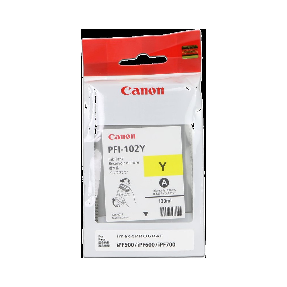 Canon PFI-102y giallo Cartuccia d'inchiostro (0898B001)