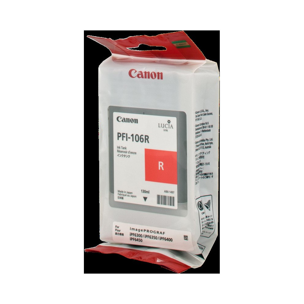 Canon PFI-106r Rosso Cartuccia d'inchiostro (6627B001)