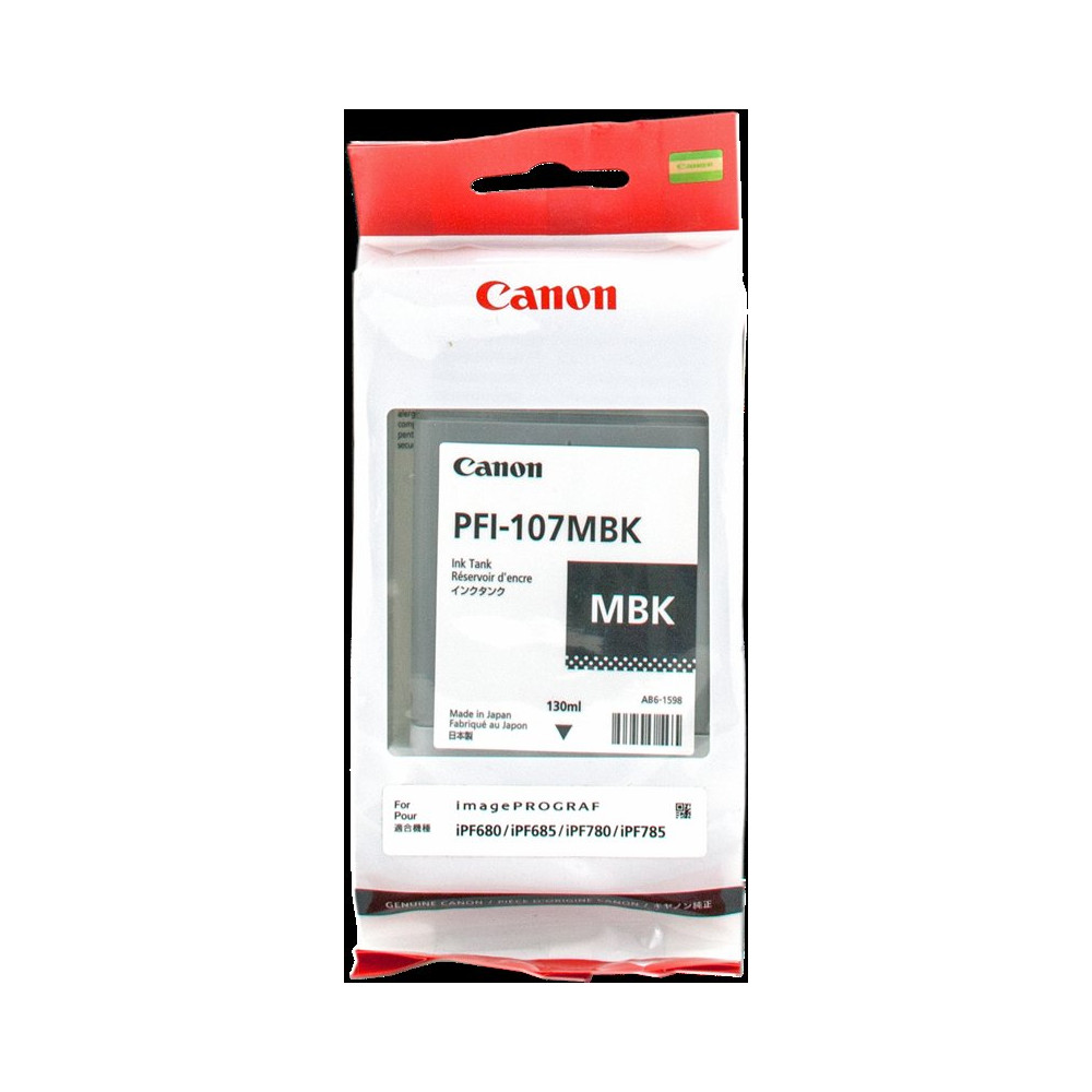 Canon PFI-107mbk Nero (opaco) Cartuccia d'inchiostro (6704B001)