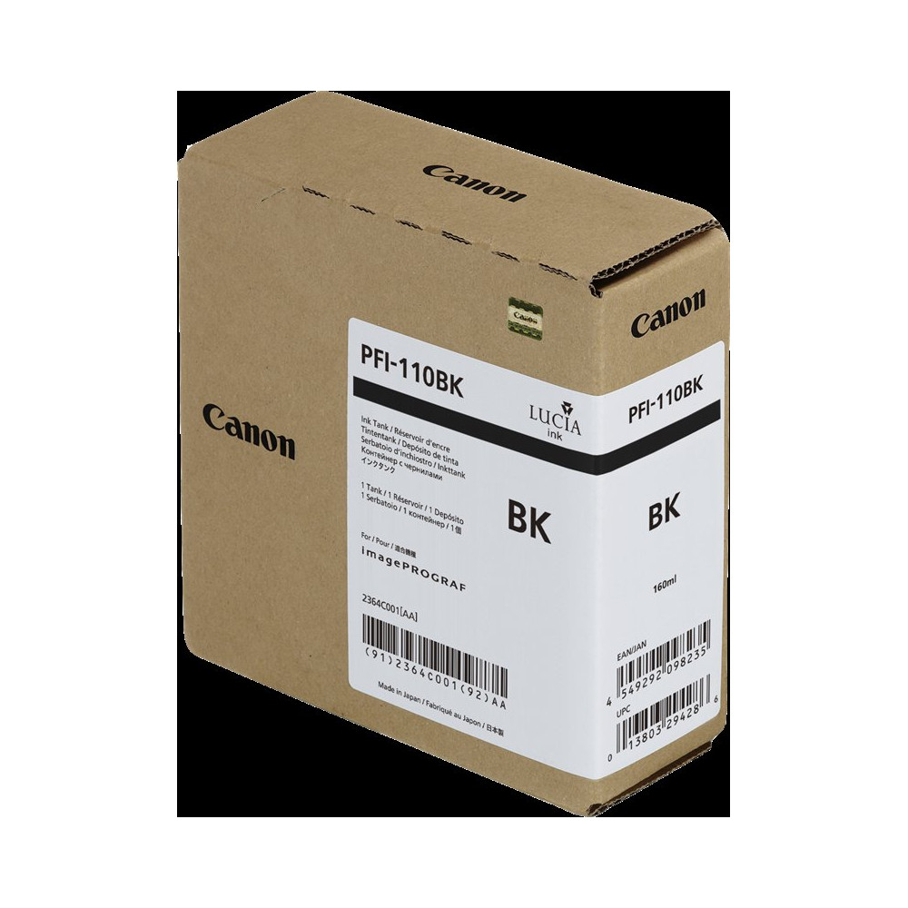 Canon PFI-110bk nero Cartuccia d'inchiostro (2364C001)