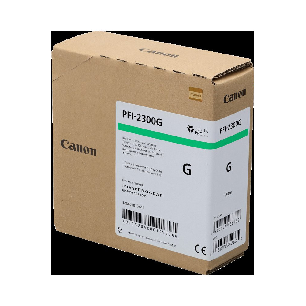 Canon PFI-2300g Verde Cartuccia d'inchiostro (5284C001)