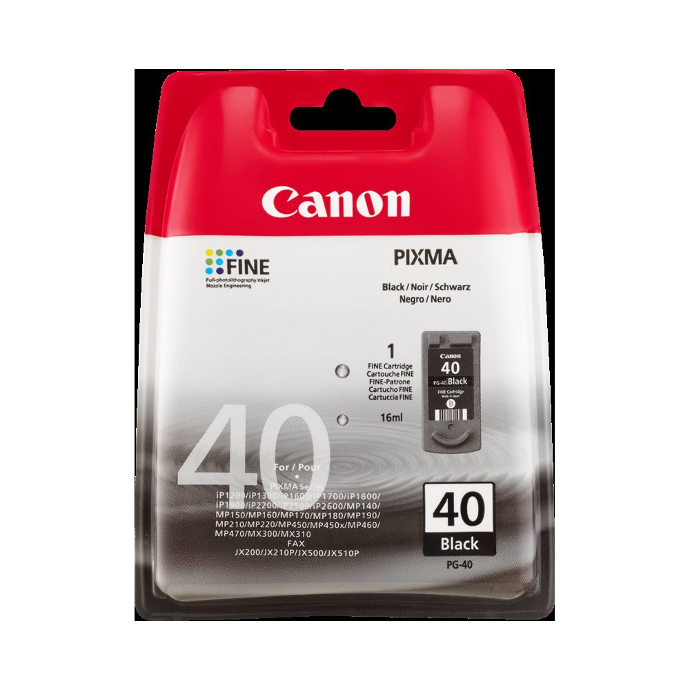 Canon PG-40 nero Cartuccia d'inchiostro (0615B001)
