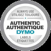 DYMO 1978365 D1 Nastro in vinile 12mm x 3m Nastro Bianco su nero