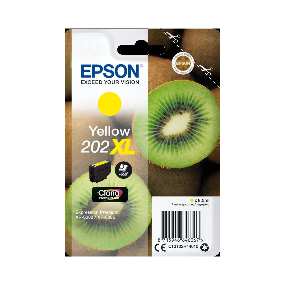 Epson 202XL giallo Cartuccia d'inchiostro (C13T02H44010)