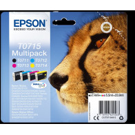 Epson T0715 Multipack nero / ciano / magenta / giallo (C13T07154012)