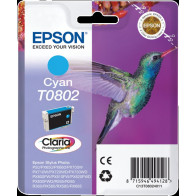 Epson T0802 ciano Cartuccia d'inchiostro (C13T08024011)