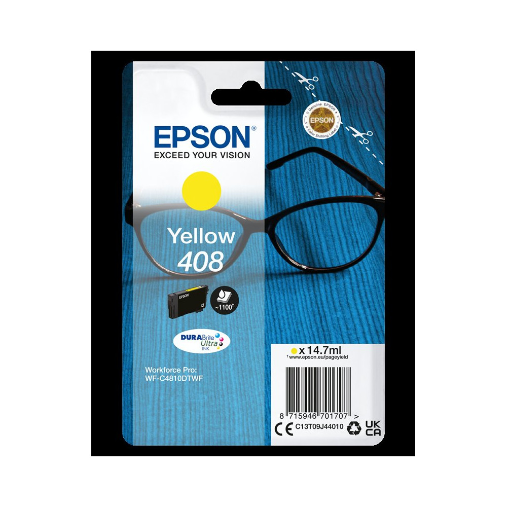 Epson 408 giallo Cartuccia d'inchiostro (C13T09J44010)