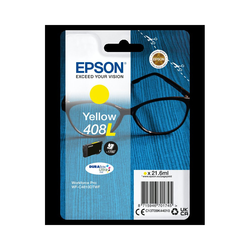 Epson 408L giallo Cartuccia d'inchiostro (C13T09K44010)