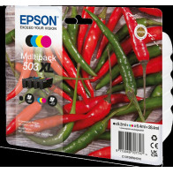 Epson 503 XL Multipack nero / ciano / magenta / giallo (C13T09R64010)