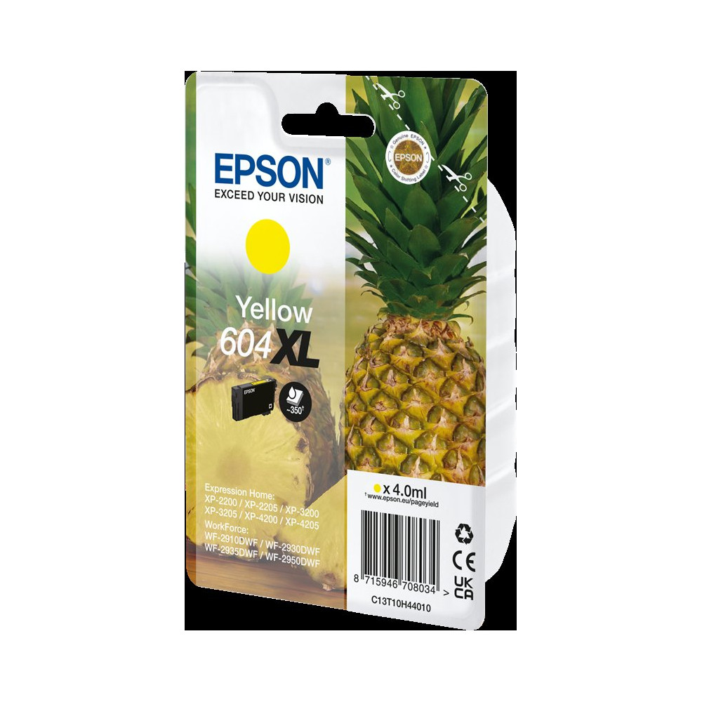 Epson 604 XL giallo Cartuccia d'inchiostro (C13T10H44010)