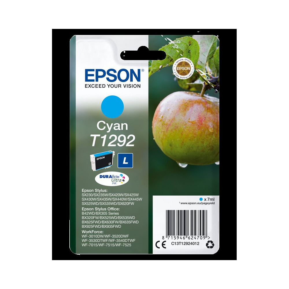 Epson T1292 ciano Cartuccia d'inchiostro (C13T12924012)