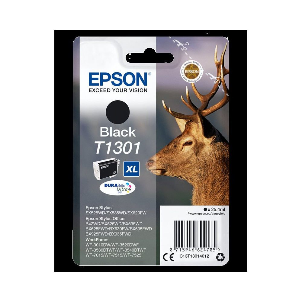 Epson T1301 XL nero Cartuccia d'inchiostro (C13T13014012)