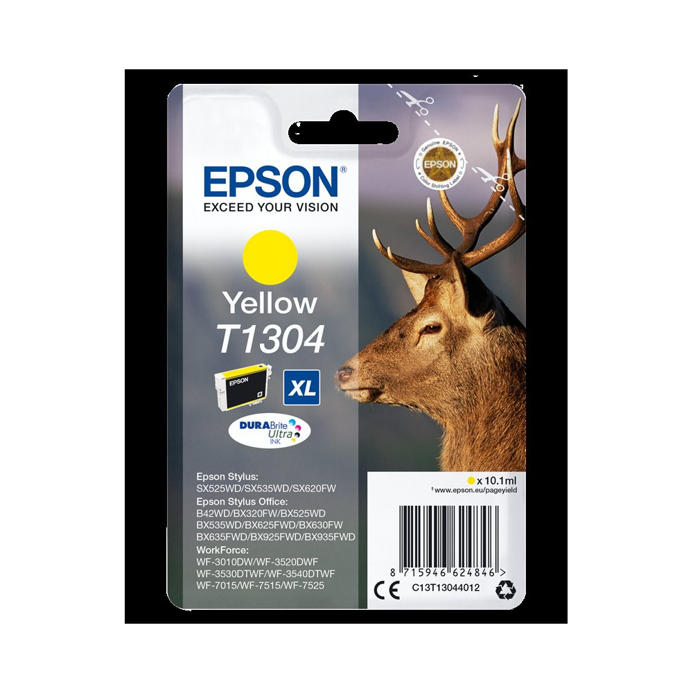 Epson T1304 XL giallo Cartuccia d'inchiostro (C13T13044012)