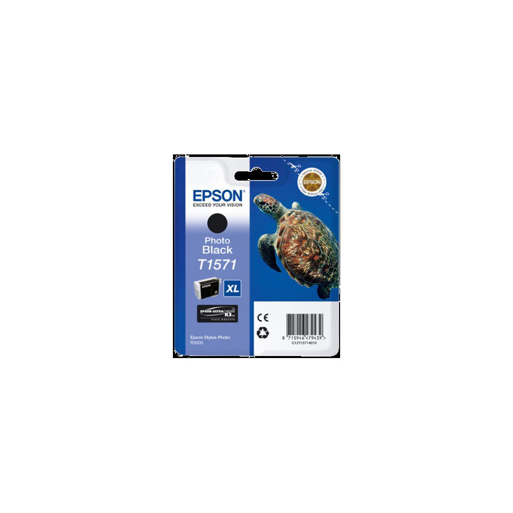 Epson T1571 XL Nero (Foto) Cartuccia d'inchiostro (C13T15714010)