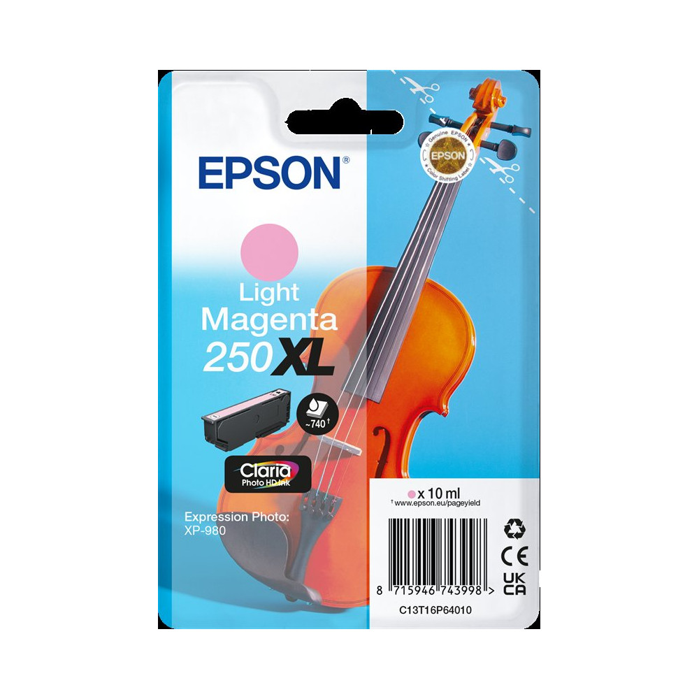 Epson 250 XL Cartuccia d'inchiostro (C13T16P64010)