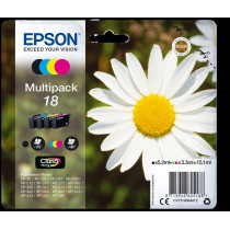 Epson 18 Multipack nero / ciano / magenta / giallo (C13T18064012)