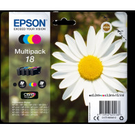 Epson 18 Multipack nero / ciano / magenta / giallo (C13T18064012)