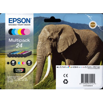 Epson 24 Multipack nero / ciano / magenta / giallo / ciano (chiaro) / magenta (chiaro) (C13T24284011)