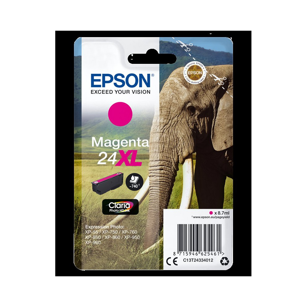 Epson 24 XL magenta Cartuccia d'inchiostro (C13T24334012)