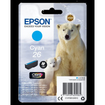 Epson 26 ciano Cartuccia d'inchiostro (C13T26124012)