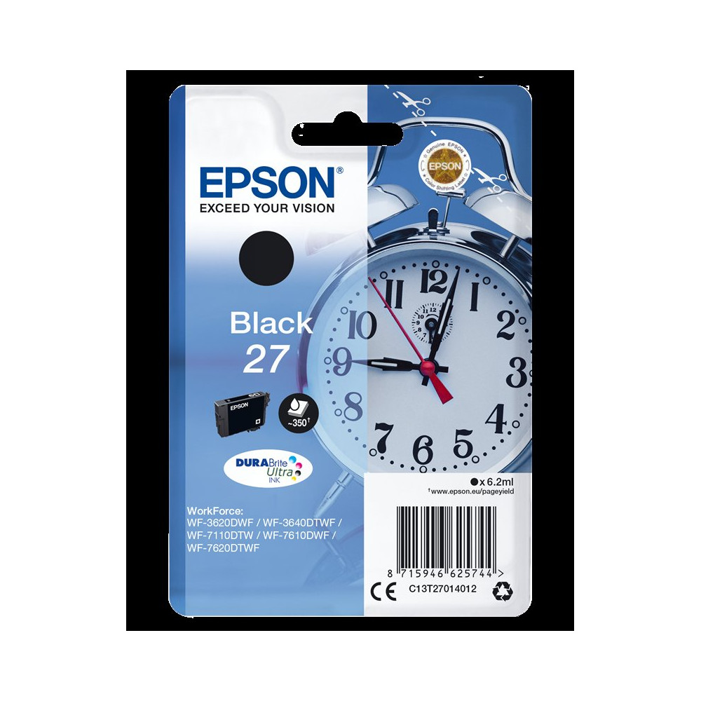 Epson 27 nero Cartuccia d'inchiostro (C13T27014012)