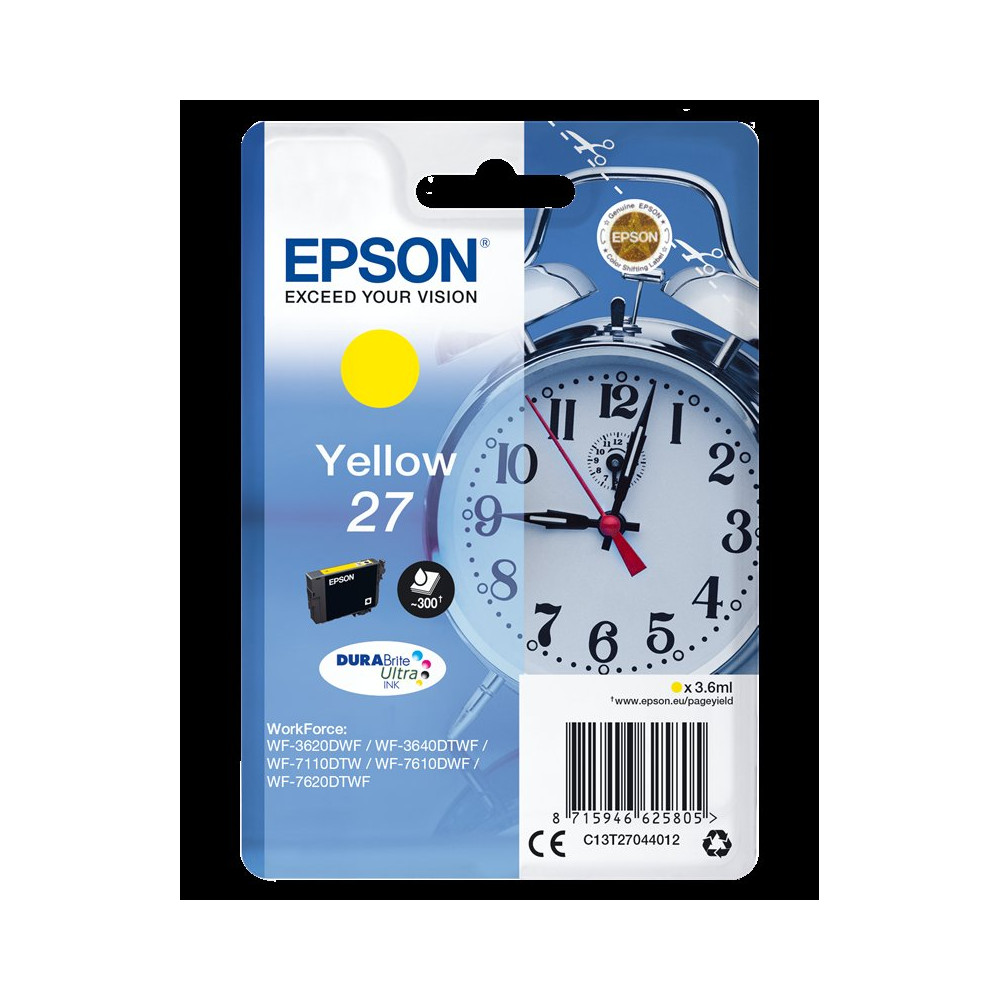 Epson 27 giallo Cartuccia d'inchiostro (C13T27044012)