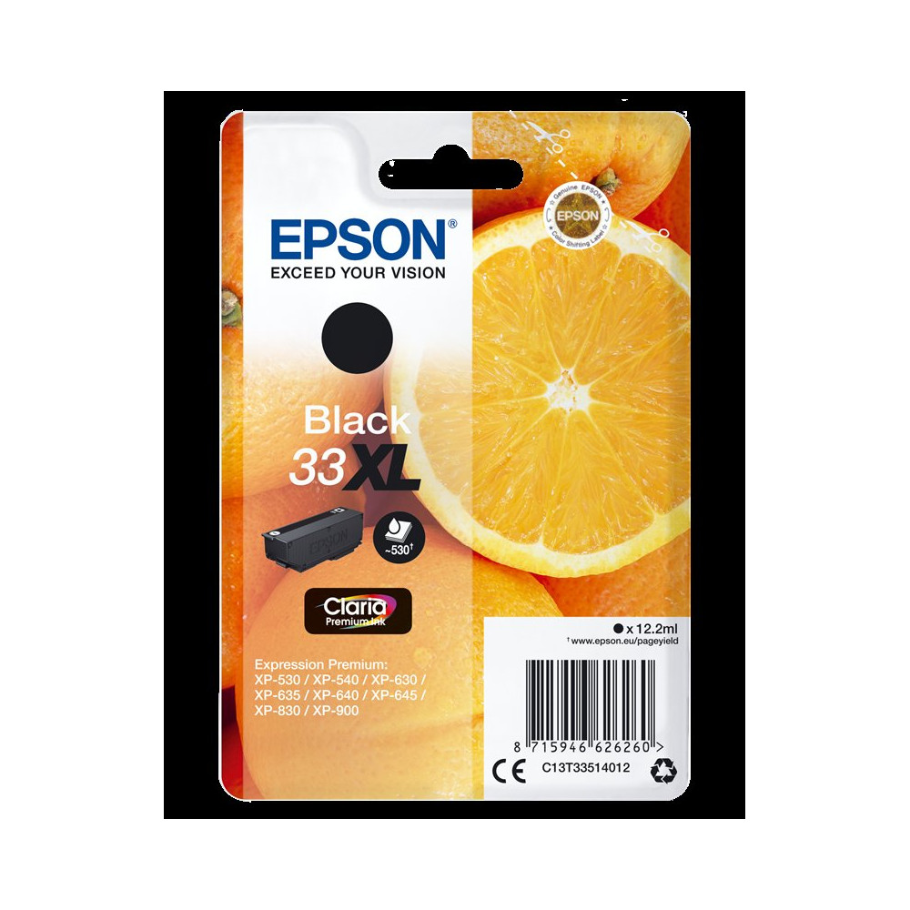 Epson 33 XL nero Cartuccia d'inchiostro (C13T33514012)