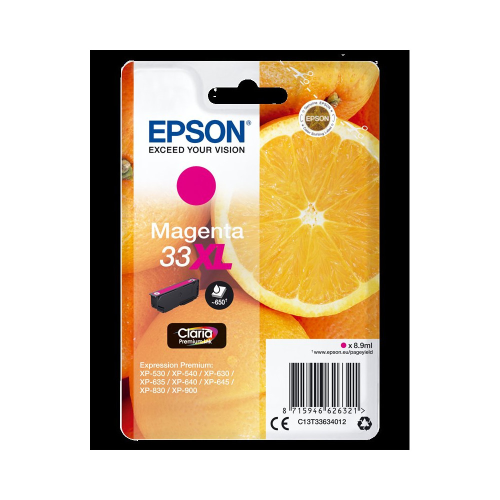 Epson 33 XL magenta Cartuccia d'inchiostro (C13T33634012)