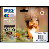 Epson 378 Multipack nero / ciano / magenta / giallo / ciano (chiaro) / magenta (chiaro) (C13T37884010)