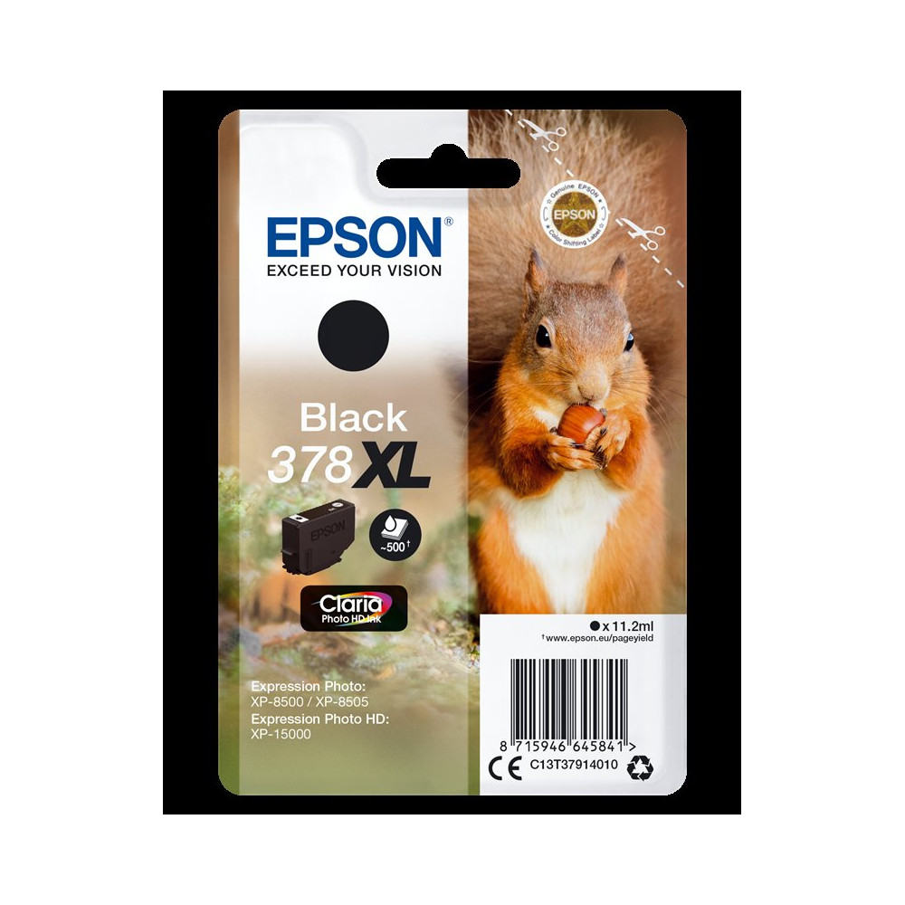 Epson 378XL nero Cartuccia d'inchiostro (C13T37914010)