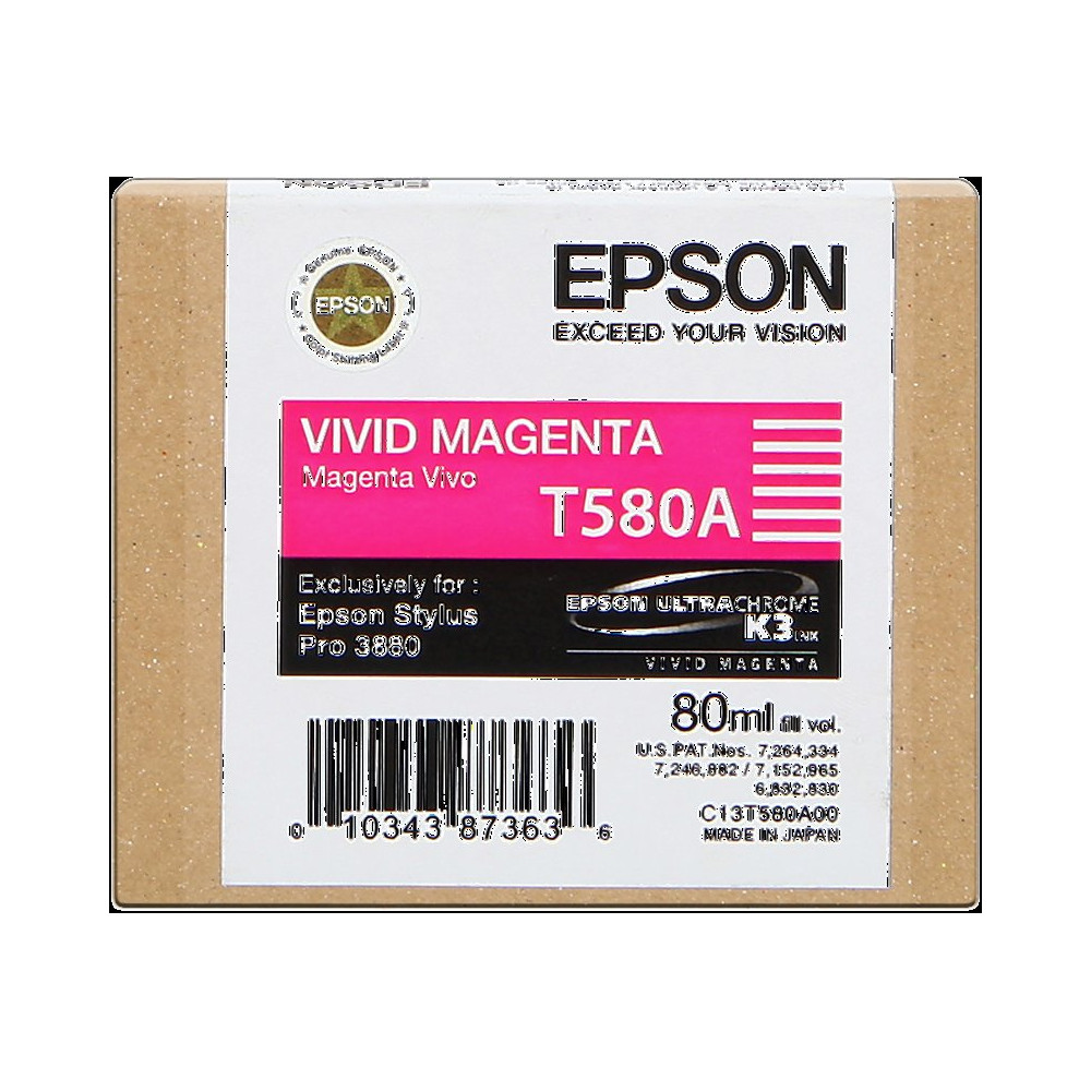Epson T580A magenta Cartuccia d'inchiostro (C13T580A00)